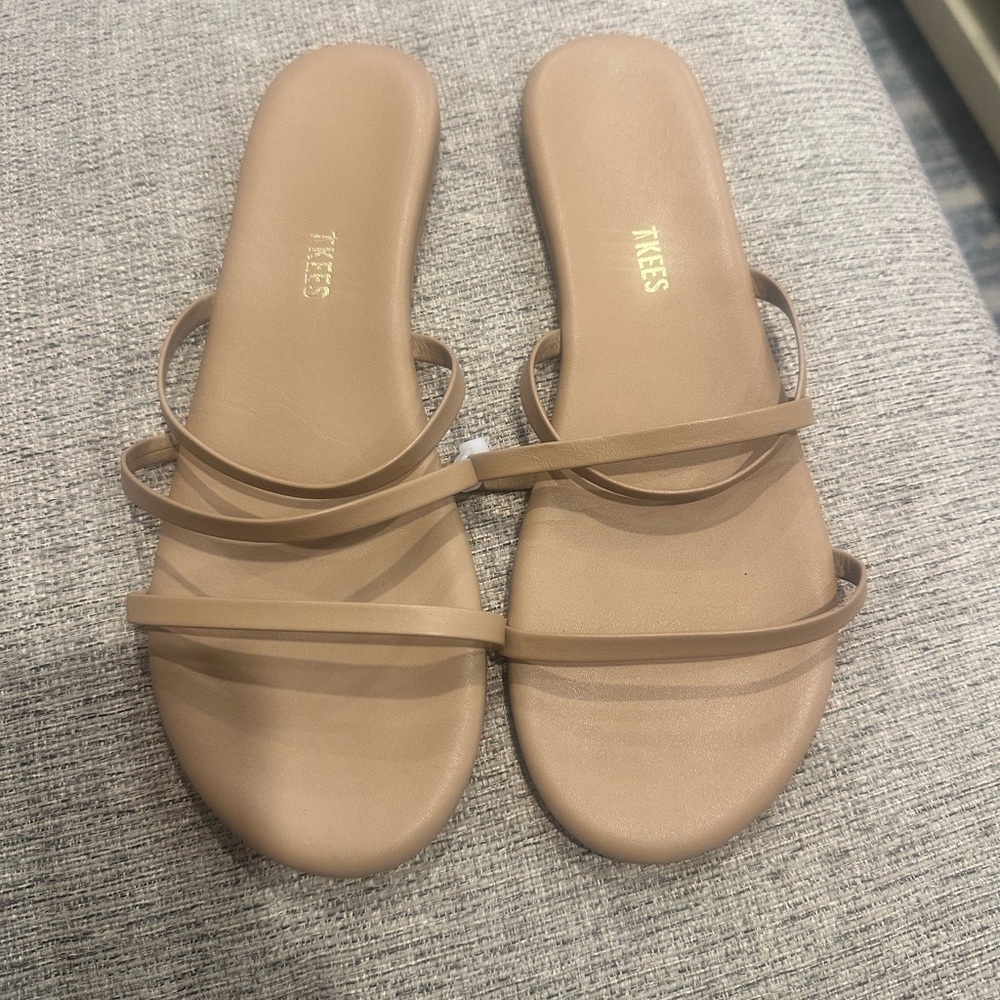 TKEES Women's Strappy Tan Sandals